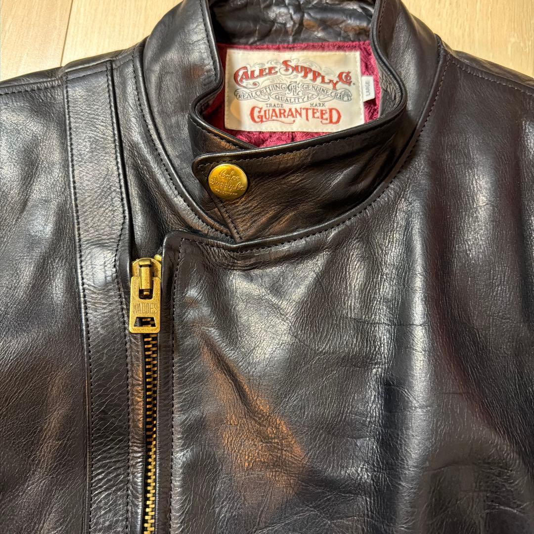 マ*イ様 希少❣️CALEE❣️シングルライダースジャケット