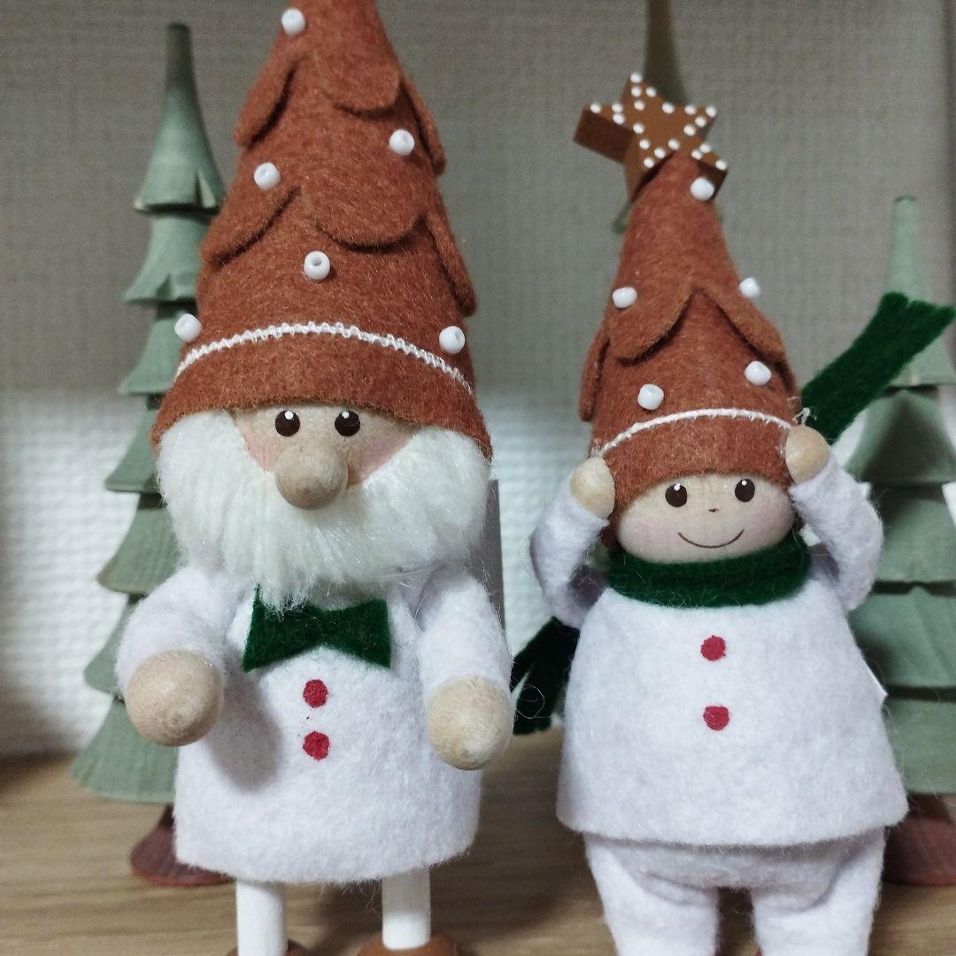 ノルディカニッセ　ツリー帽子のサンタ　男の子　ジンジャークッキー