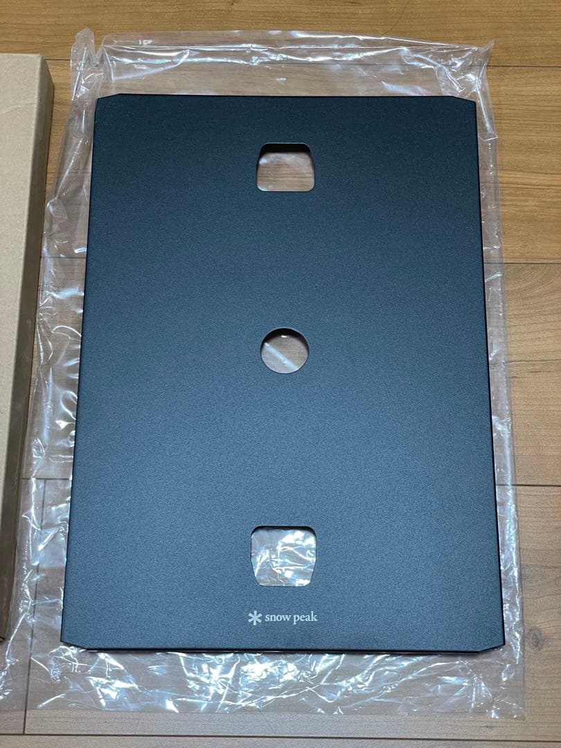 【非売品】スノーピーク フラットバーナー専用リッドトレーブラック　1枚