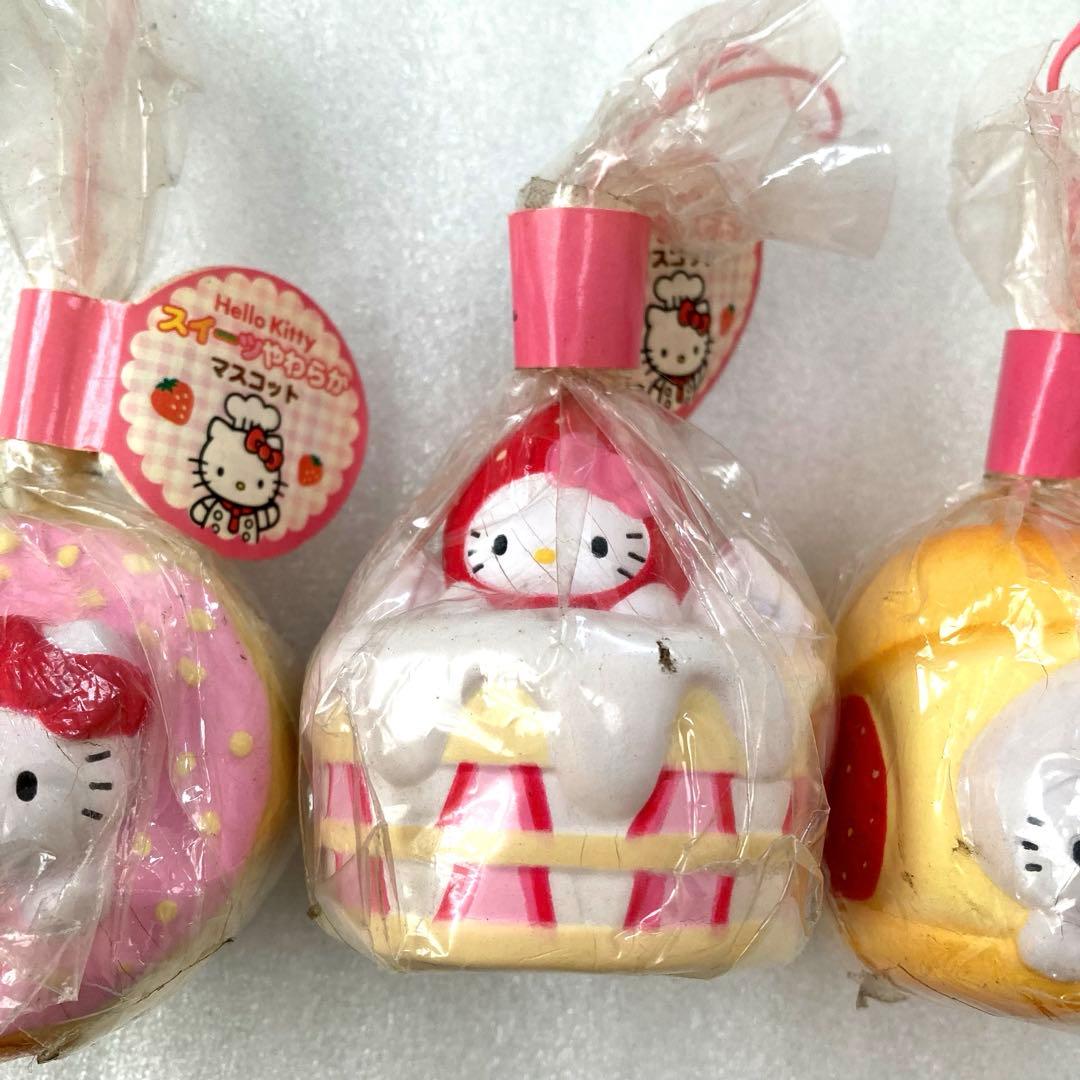 ハローキティ スイーツやわらか マスコット ストラップ スクイーズ ご当地キティ