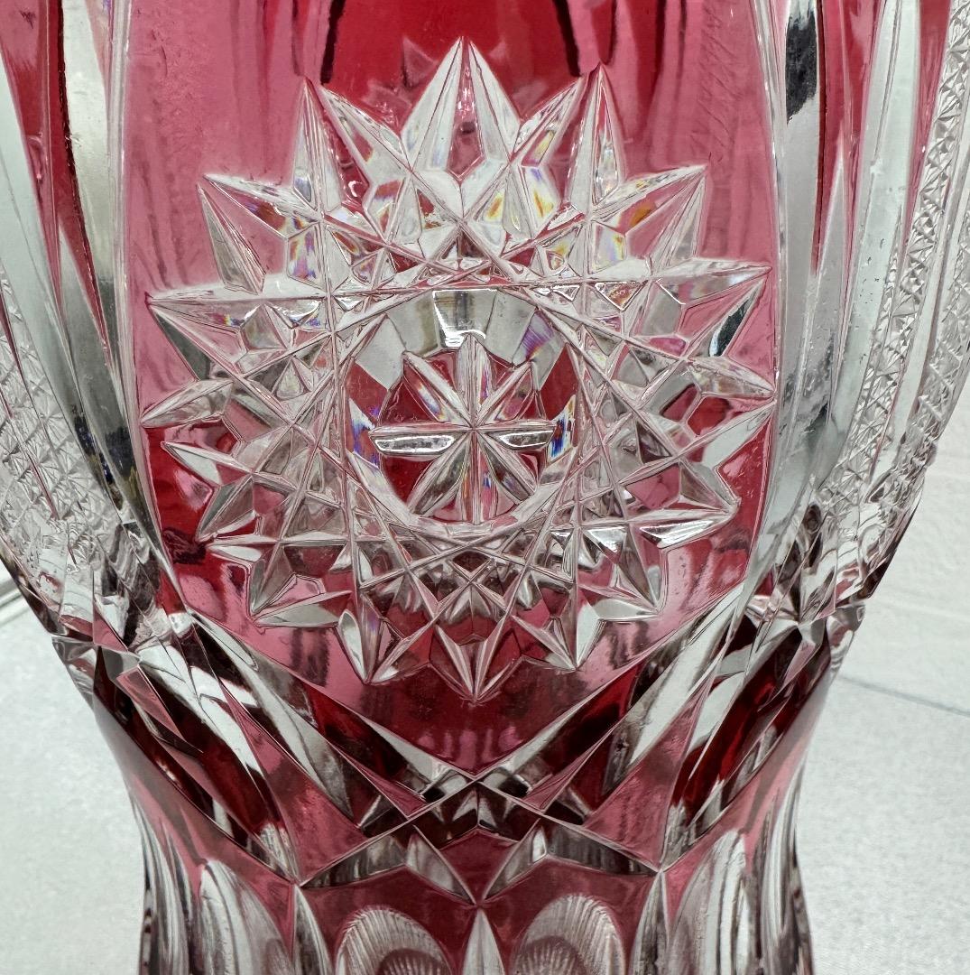 M*A様 ボヘミアンクリスタルの大型花瓶
