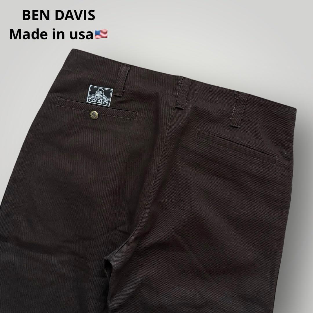 希少！USA製 ベンデイビス フリスコパンツ ブラウン W32 希少タグ 90s