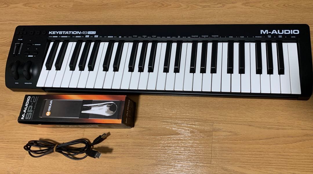 【ペダル・ケーブル付】M-Audio Keystation49 MK3