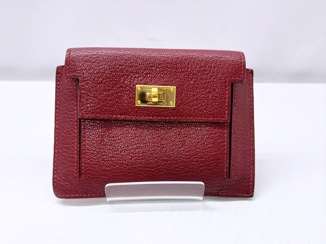 美品　HERMES　エルメス　ケリーポケット　シェーブル　Ｙ　財布　ケース