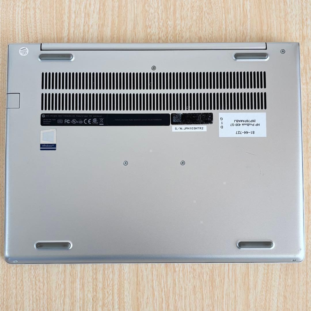 第10世代☆HP ProBook 430 G7☆i5／16GB／SSD256GB