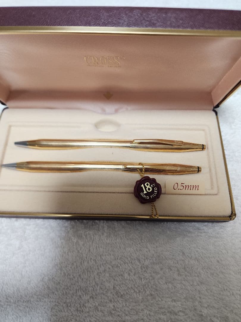 クロス　CROSS　18KT　ボールペン　２本セット　中古