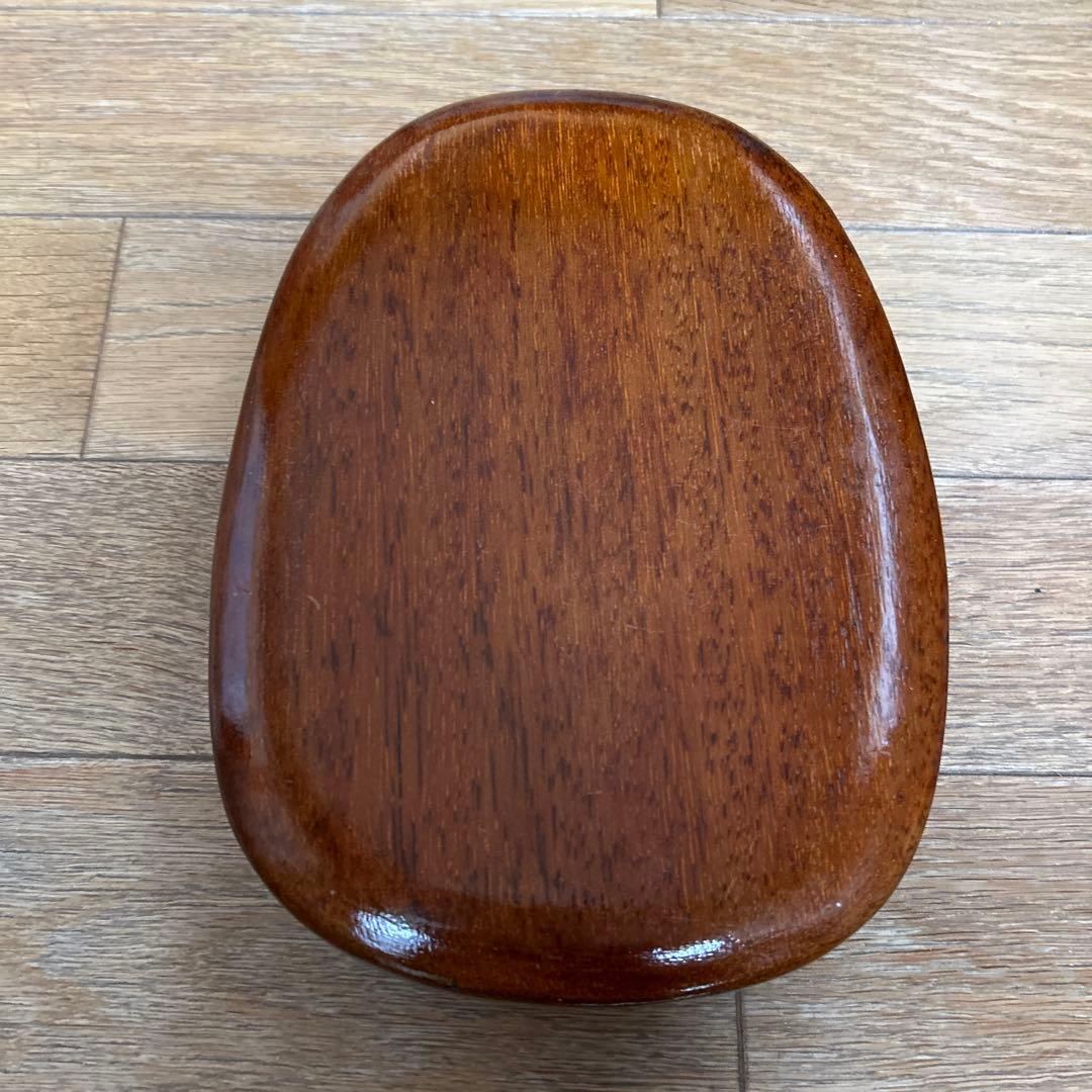 中国骨董大きめ端州石 【中国端渓麻子坑細工彫刻双鳳菊花図貴重紫端古硯】新品未使用