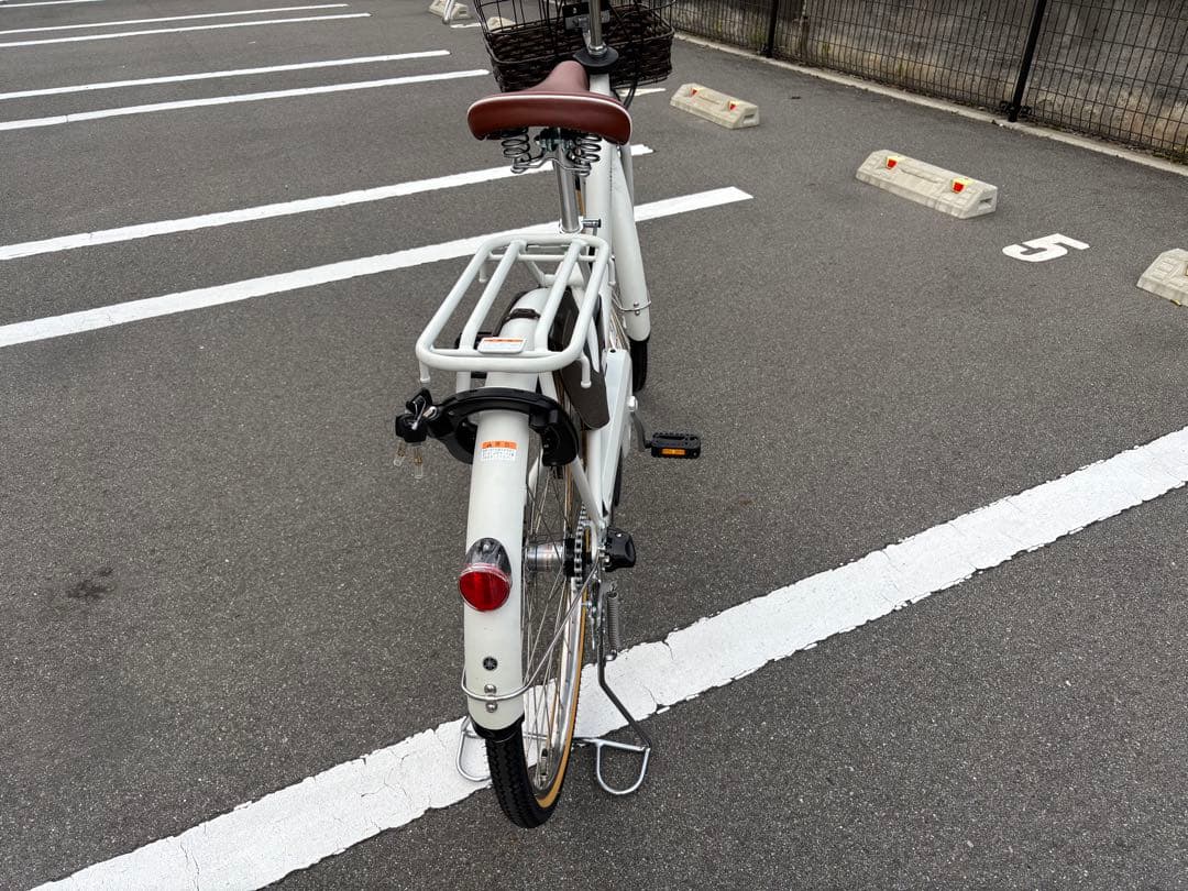 YAMAHA PAS with 26インチ電動アシスト自転車 前カゴ付き