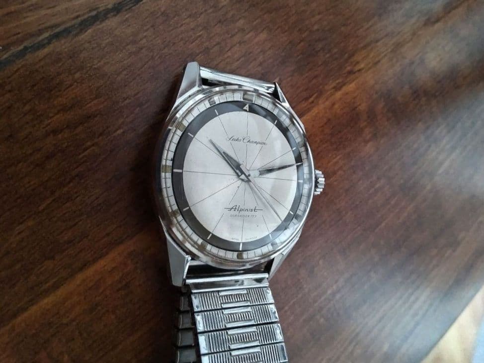 セイコー チャンピオン アルピニスト DIASHOCK 17J レア品