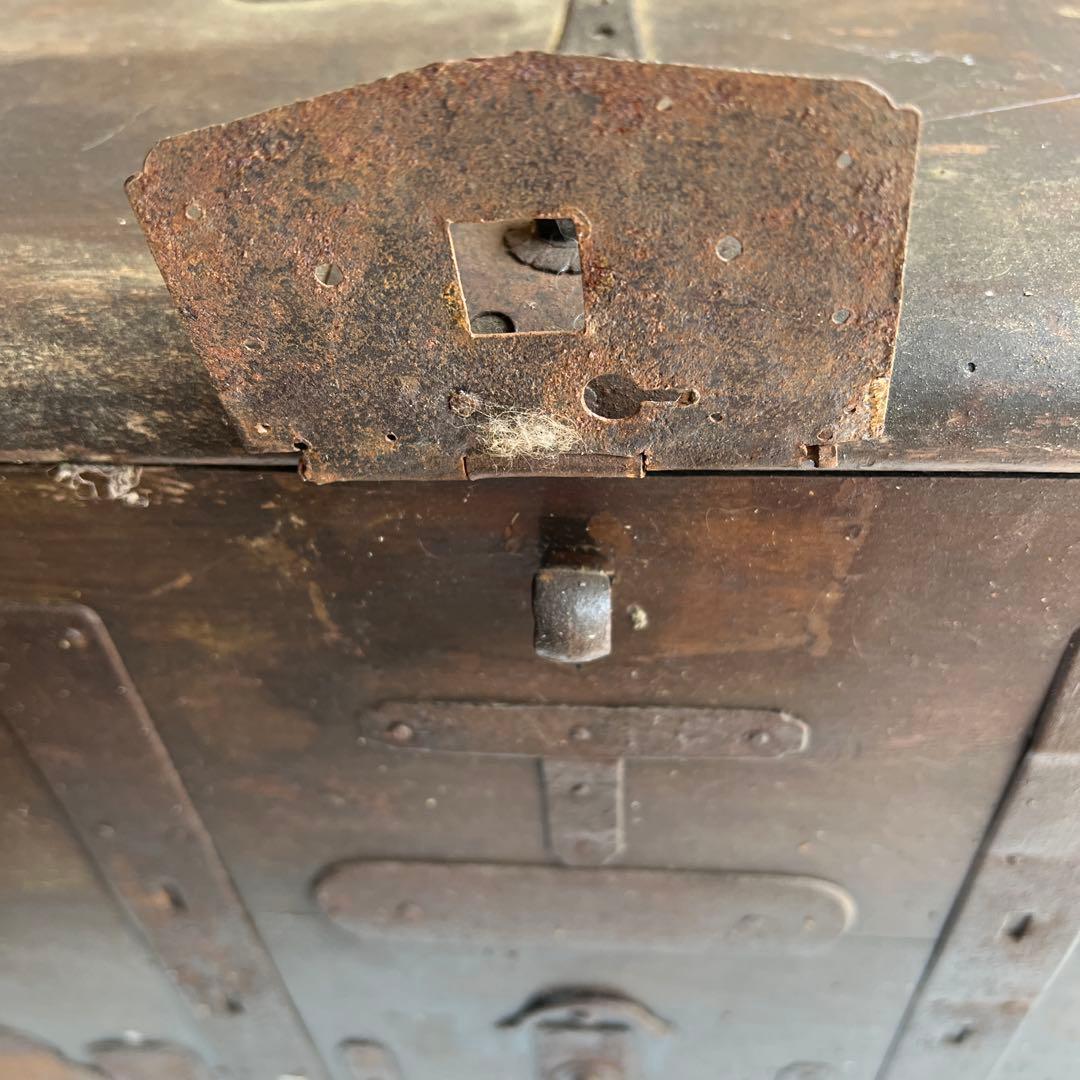 アンティーク 木製ボックス 中型