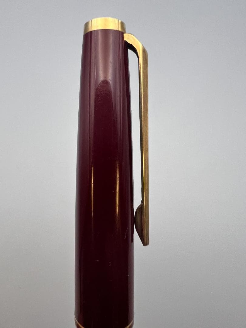 【海】Montblanc モンブラン K14 万年筆 585 ボルドー色