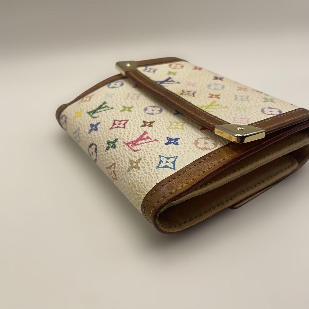 Louis Vuitton 二つ折り財布 ホワイト・マルチカラー本日限定価格