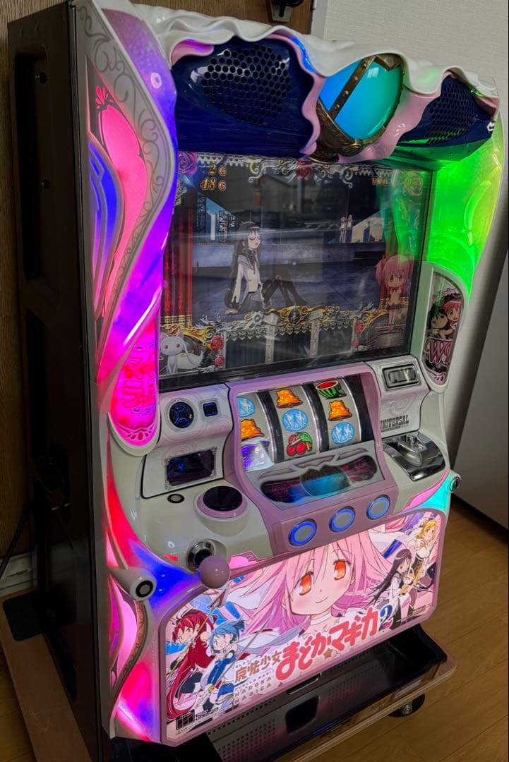 パチスロ　まどかマギカ2 実機　不要機、ボリューム調整　まどマギ2