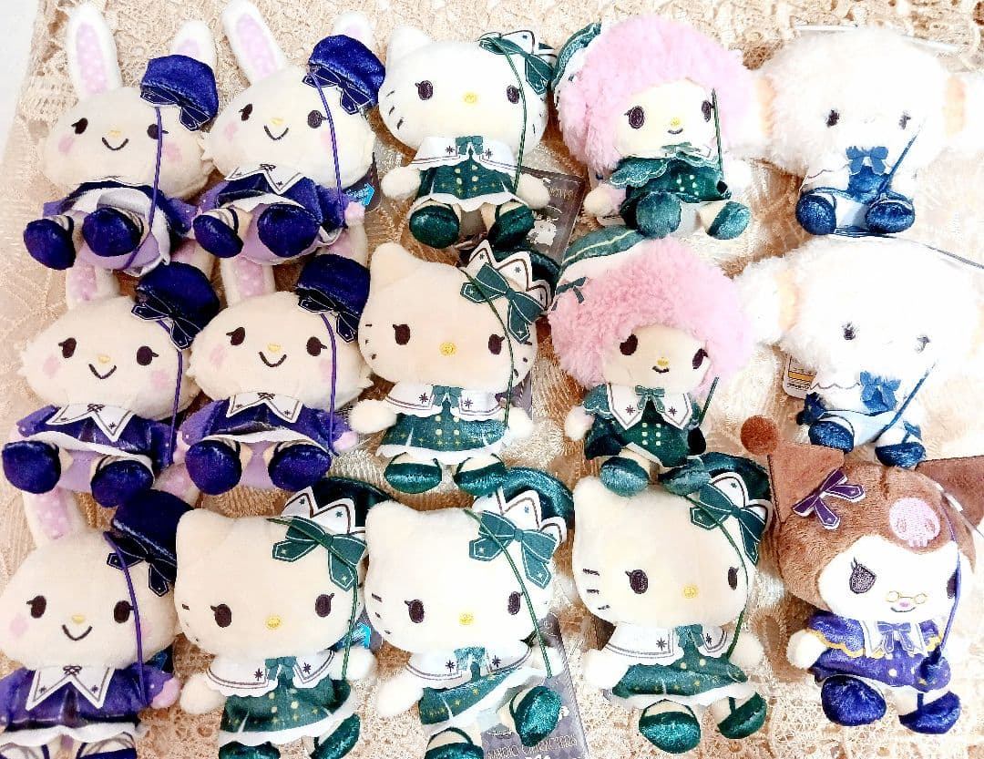 【24h匿名発】サンリオキャラクターズ ミッドナイトストーリーマスコット まとめ