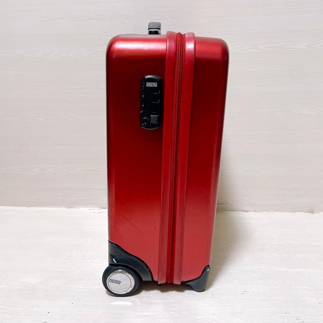 ゼロハリバートン スーツケース 36L 2輪 機内持込可 1〜2泊 出張 レッド