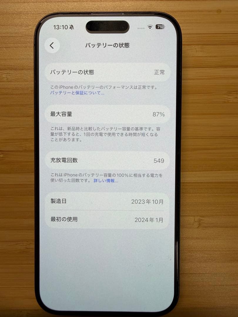 【即決の場合価格交渉可】iPhone15Pro 256GB SIMフリー　中古