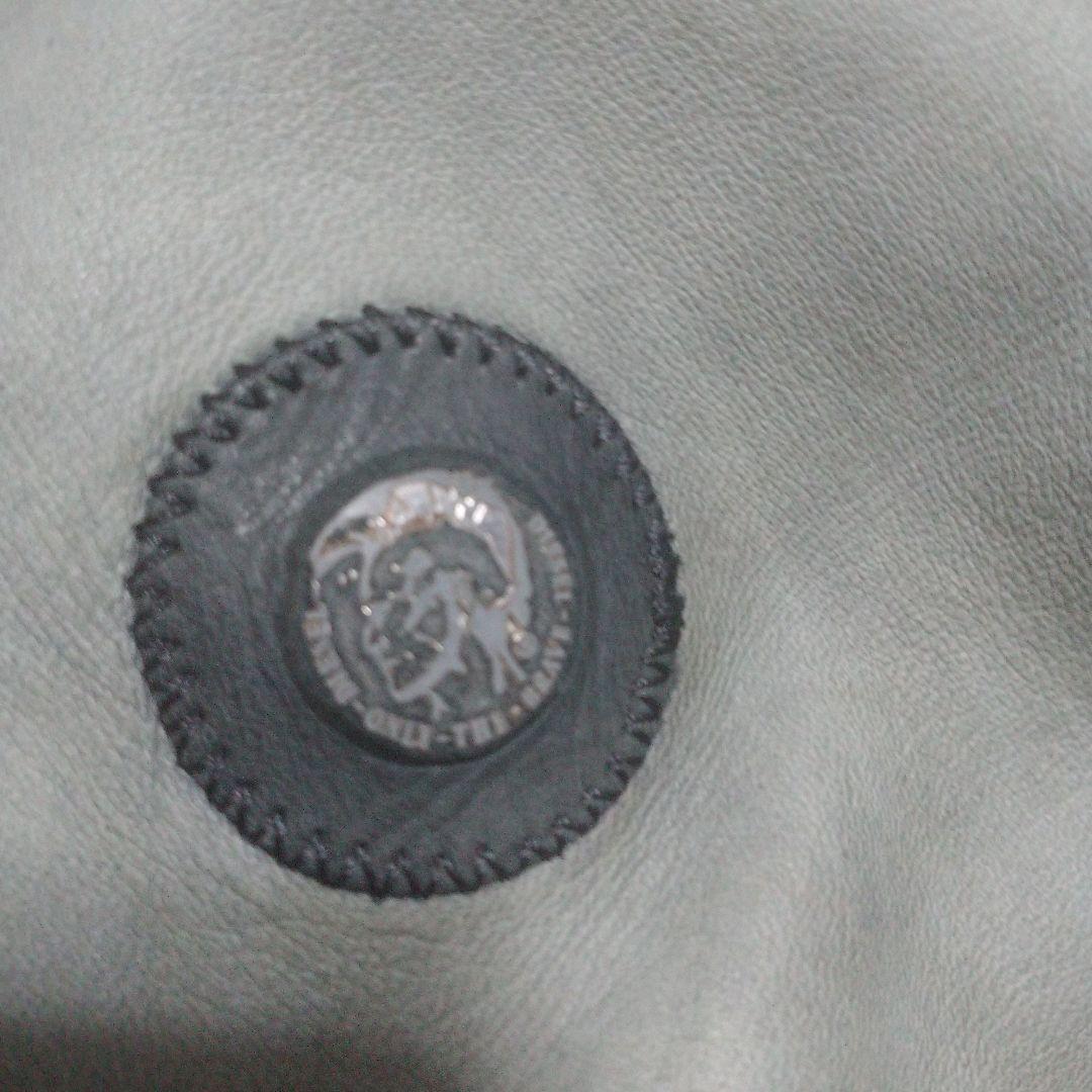 DIESEL フード付きレザーパーカー