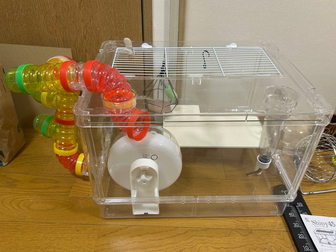 ハムスター飼育セット 一式 SANKO シャイニー45 ケージ 用品多数