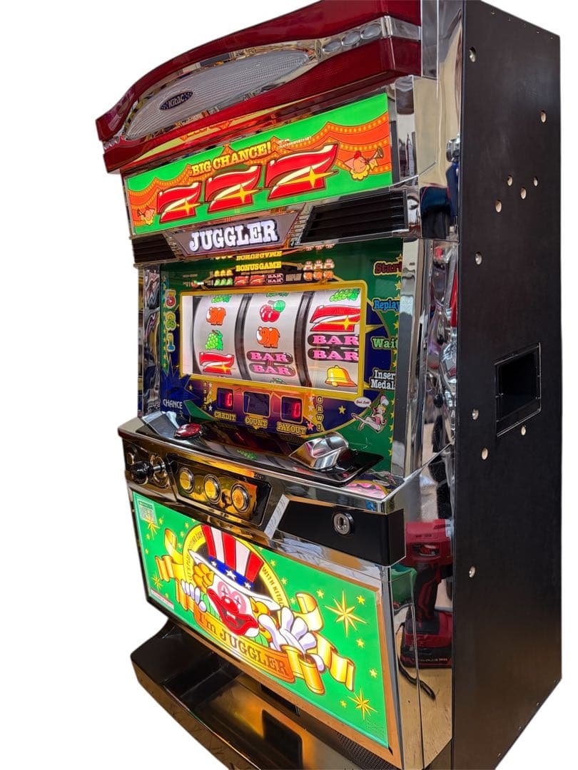 【送料込】アイムジャグラーEX-TP グリーンパネル パチスロ 実機 引取可③