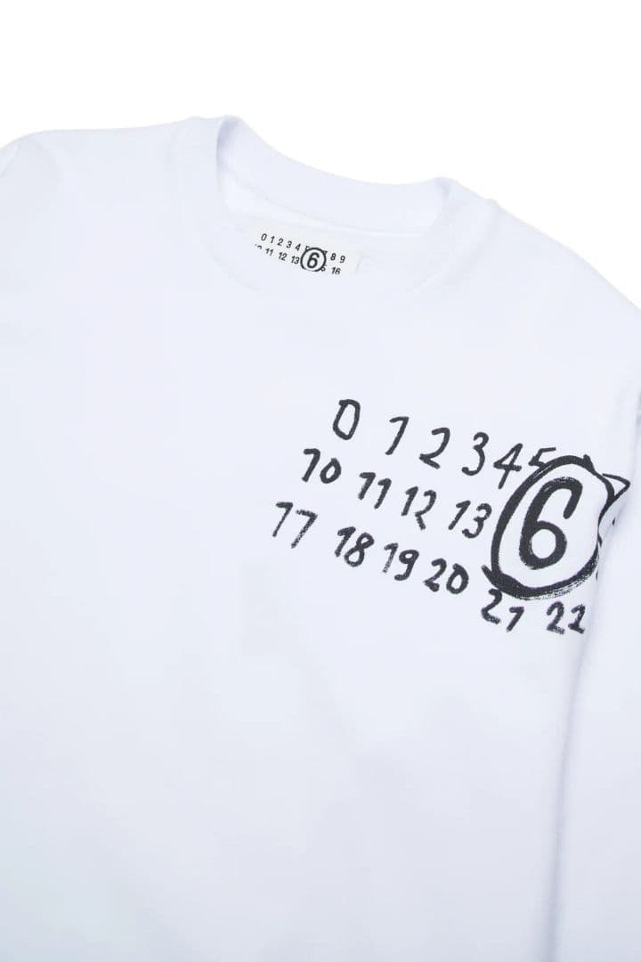 大人もOK！ MM6 Maison Margiela ,ナンバーロゴ スウェット