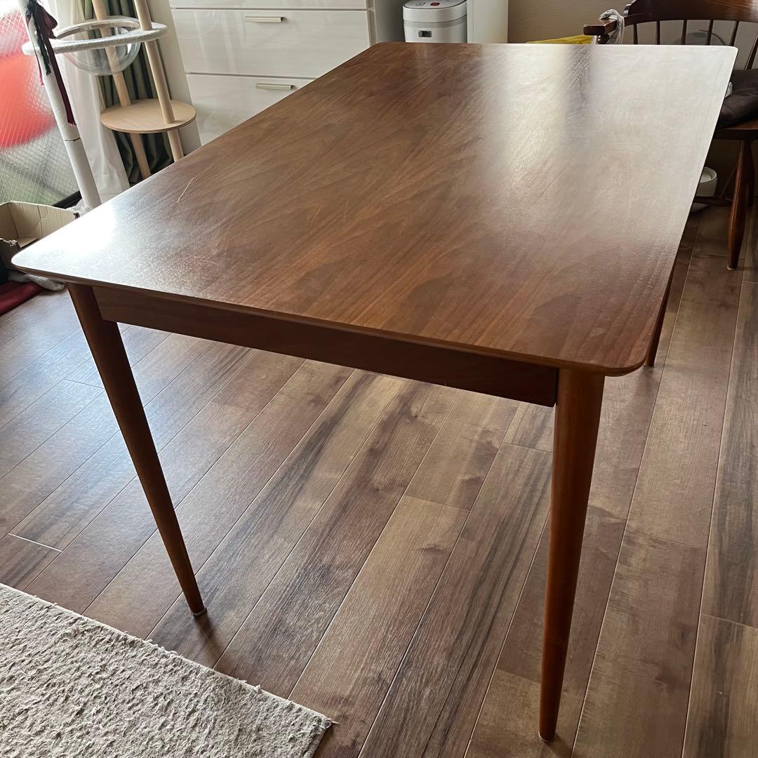 処分　木製ダイニングテーブル　ウニコ好き　北欧好き　120✖️80