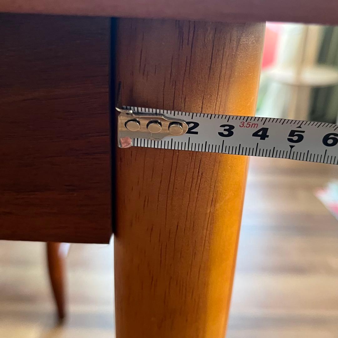 処分　木製ダイニングテーブル　ウニコ好き　北欧好き　120✖️80