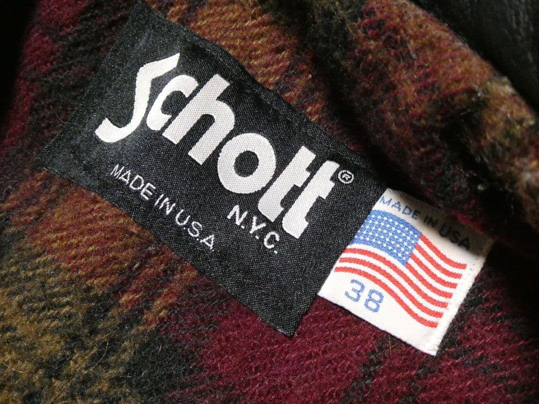 激レア！美品！ハイウェイマンタイプ！ショット681襟付トラッカージャケット38