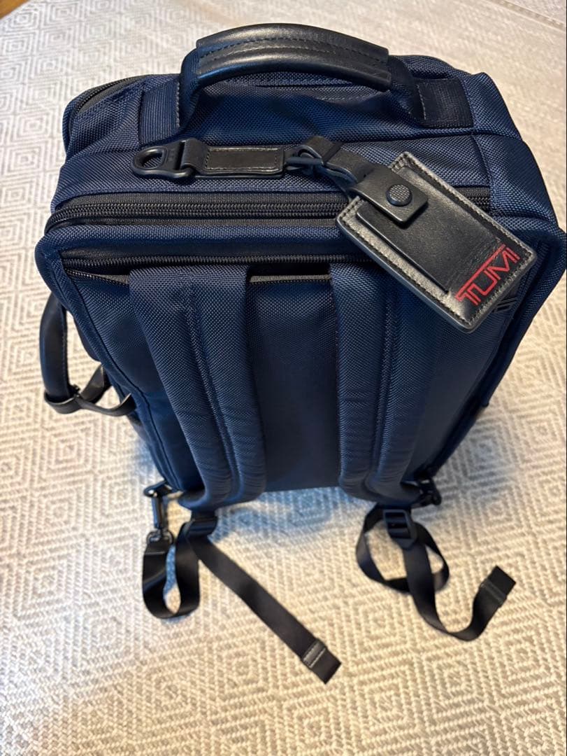【美品】TUMI ビジネスバッグ ネイビー