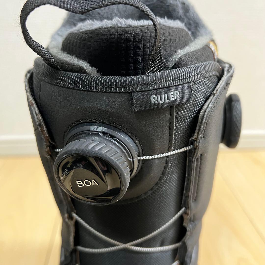 【美品_即日発送】BURTON スノボRULER BOA WIDE 27.5cm