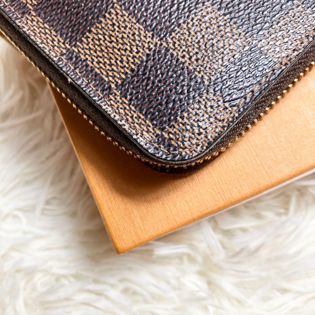 【美品】ルイヴィトン＊ダミエ ジッピー コンパクト N60028