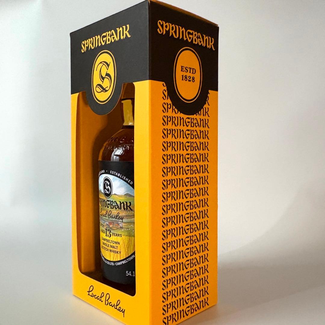 【新品未開封】スプリングバンク　ローカルバーレー13年　54.1度　700ml