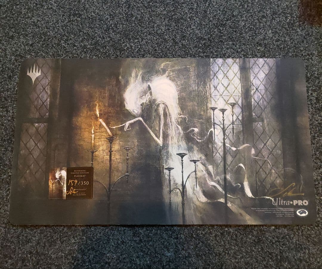 【希少】倒し霊 Seb McKinnon サイン入り プレイマット mtg