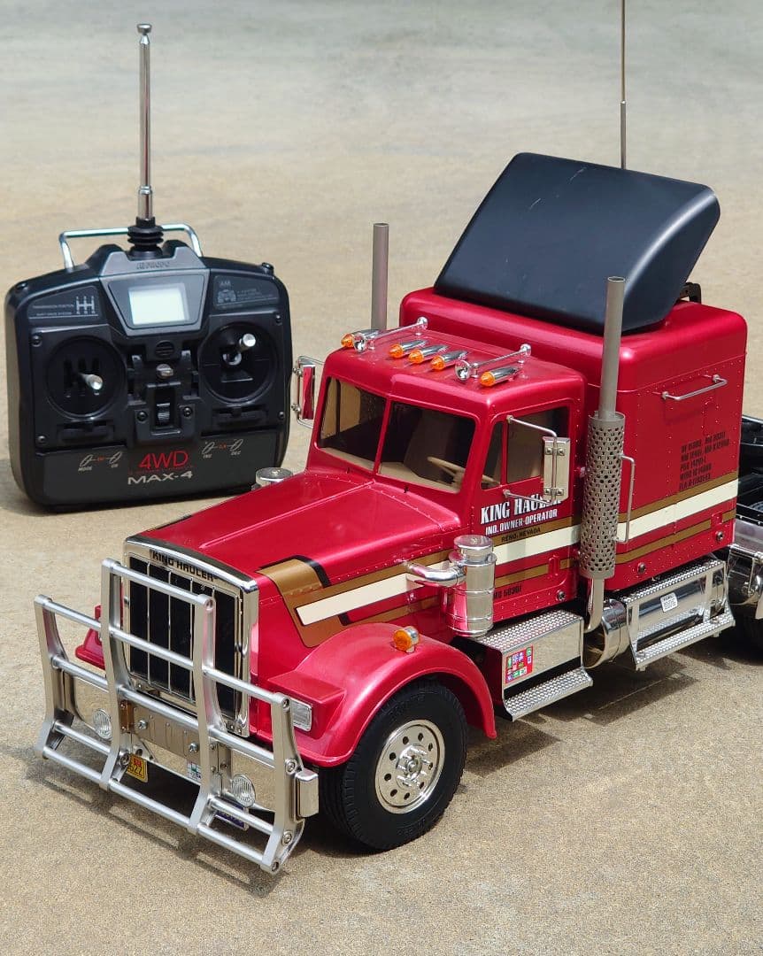 タミヤ キングハウラー ３速ギア ４chプロポ フルセット 完成済