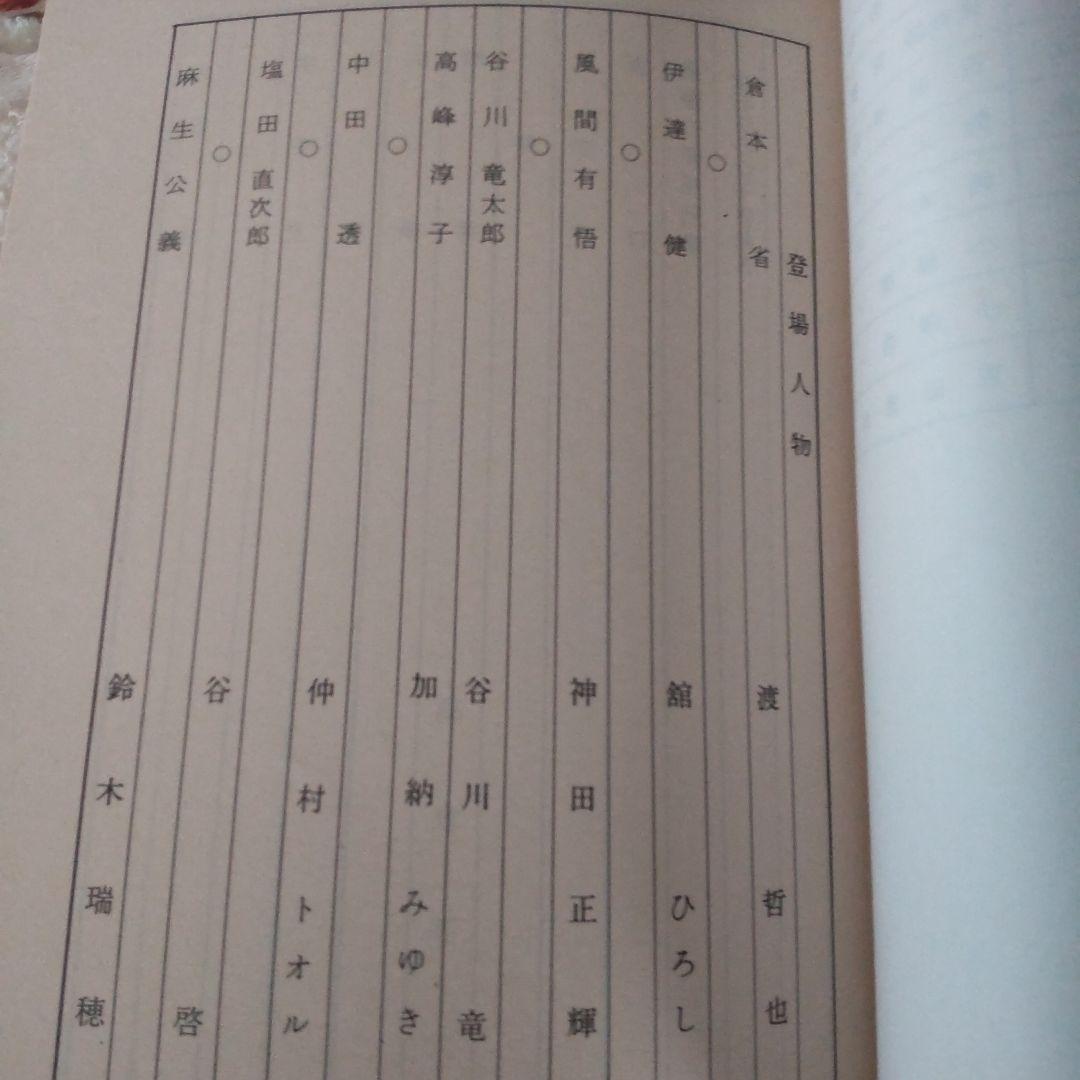 舘ひろし貴重ゴリラ台本