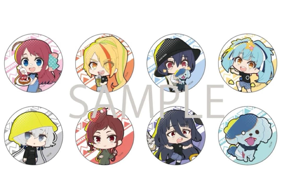 未開封8点　劇場版　ゾンビランドサガ　キャンプ　缶バッジ　アウトドア