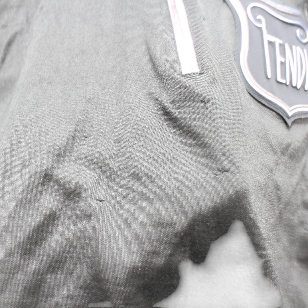 Fendi フェンディ ロゴエンブレム ジャージ ジャケット ブラック サイズL