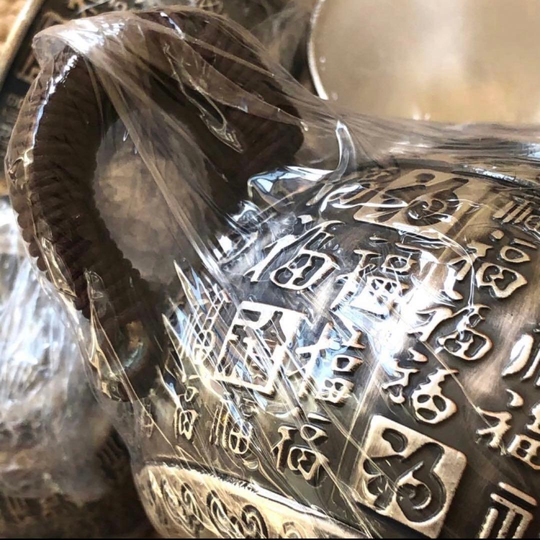 急須　銀福茶道具　茶碗　万福茶道具　銀メッキ　功夫茶碗　インテリアも　未使用