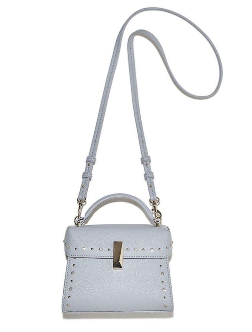 【限定カラー】セルフォード　ビジュースタッズポシェット　リュタン　SAX 水色