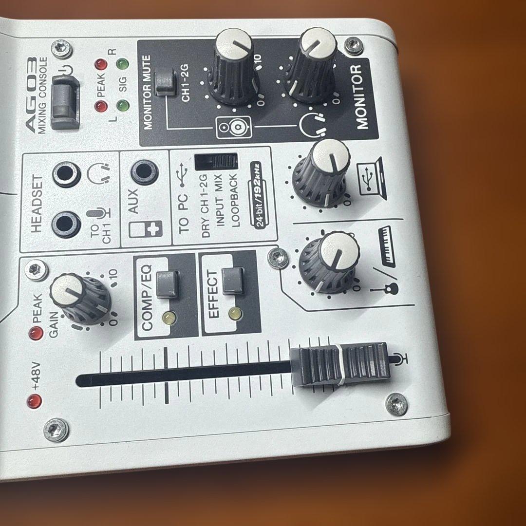 オーディオインターフェース YAMAHA AG03