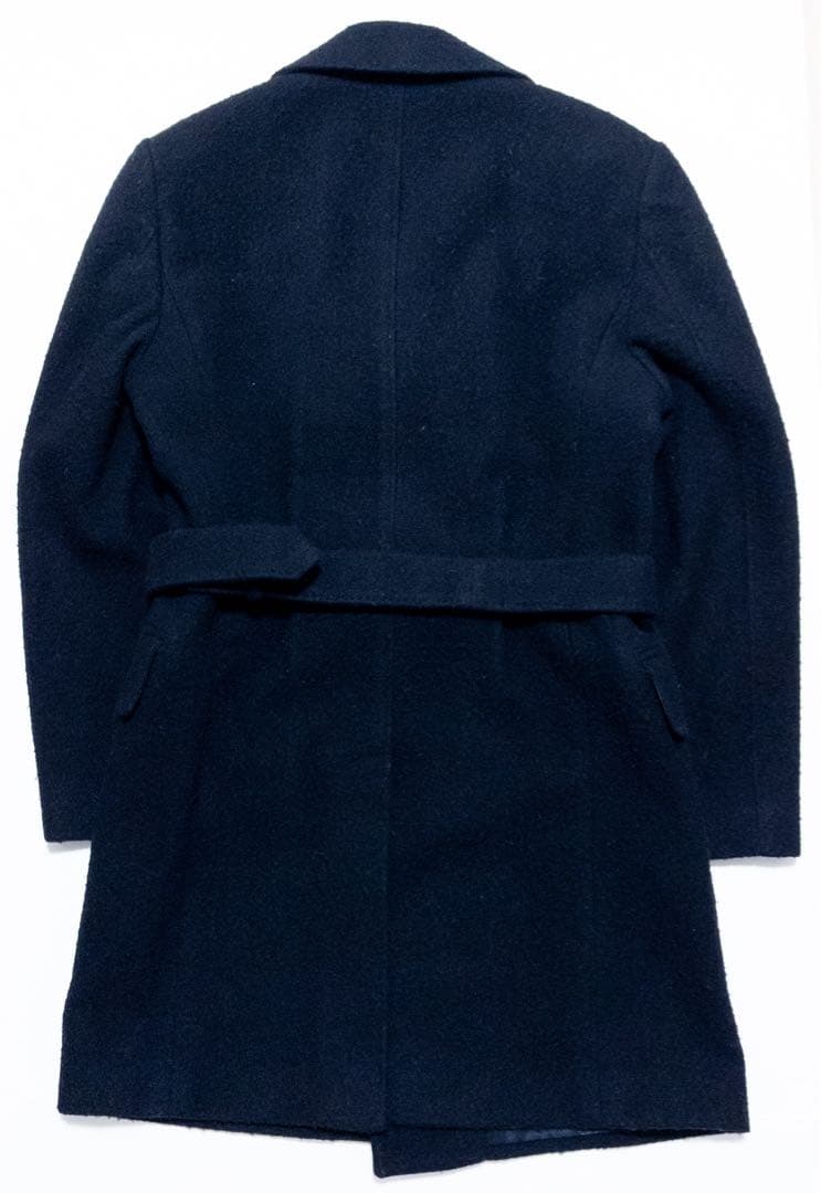 イヴサンローラン ベルテッド コート 46 ブラック Y2K イタリア製