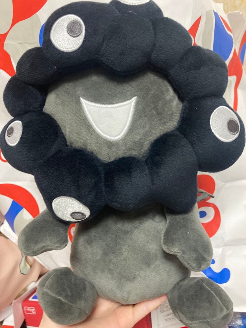 黒ミャクミャク　お手玉ぬいぐるみm