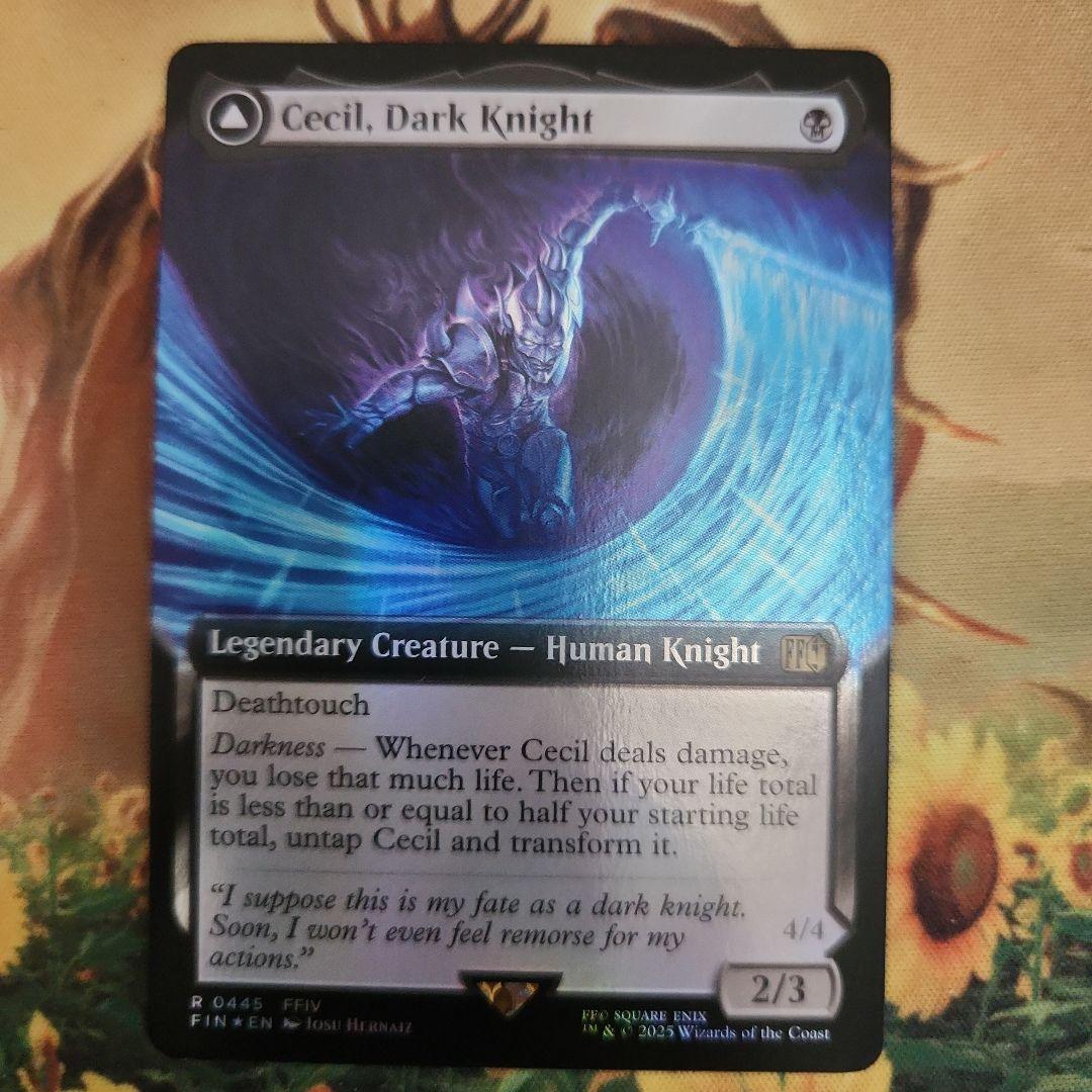 暗黒騎士、セシル/覚醒のパラディン、セシル　英語拡張アートfoil mtg