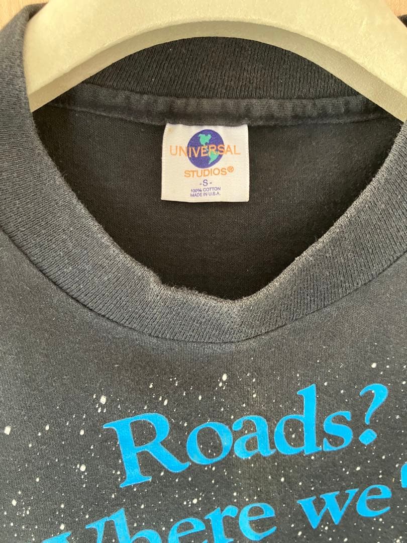 ヴィンテージ　バック・トゥ・ザ・フューチャー Tシャツ　黒　S アメリカ購入品