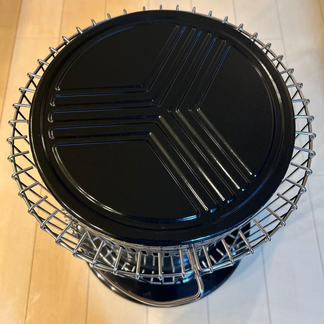 五徳付きトヨトミ ストーブ 黒KS-67H