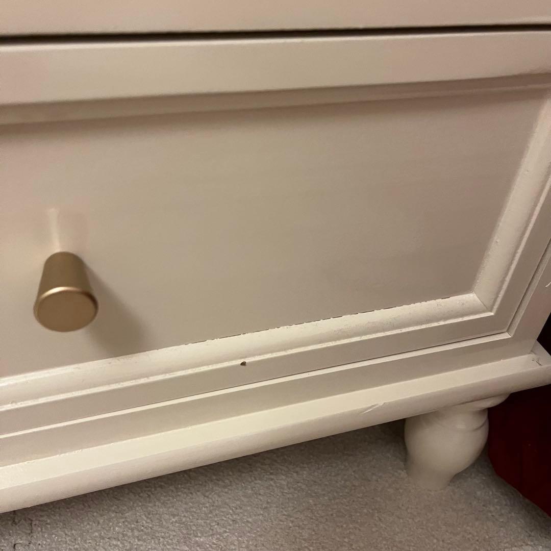 ナイトテーブル　サイドチェスト　アンティーク風　　Francfranc系