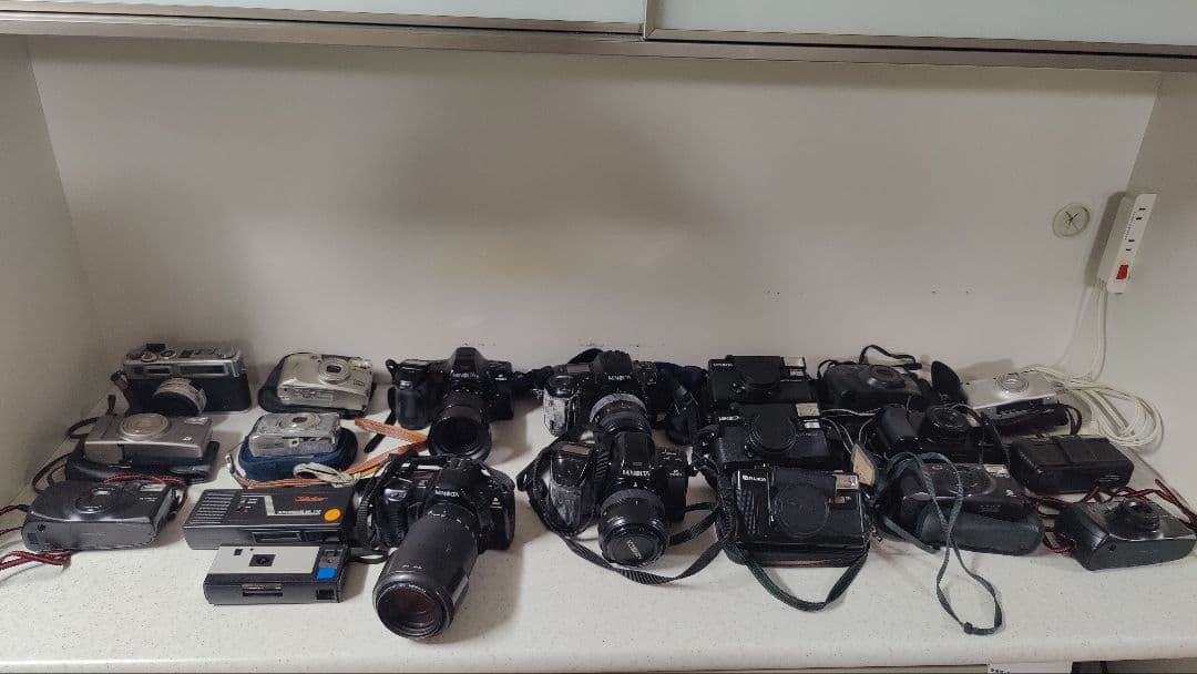 カメラ まとめ売り レトロ/フィルム/デジカメ混在　ジャンク現状品