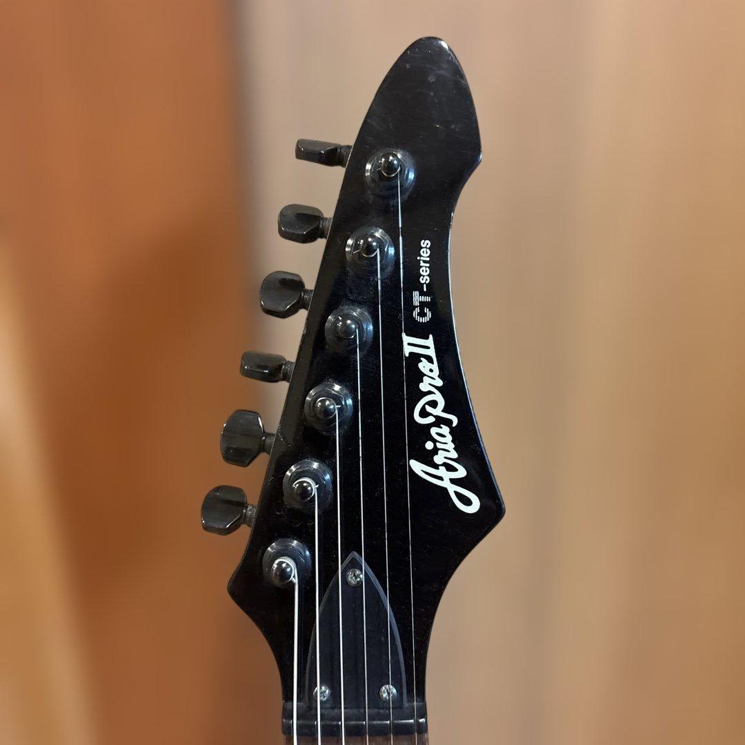 Aria Pro II CT-ST3 ブラックパーツ仕様 トレモロアーム付