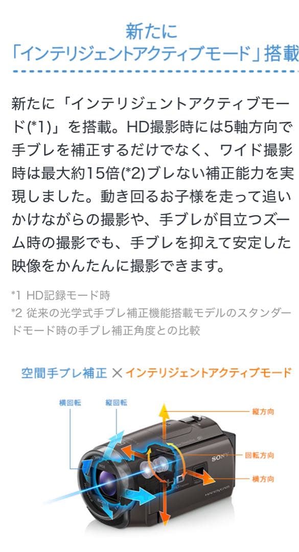 【新品】SONY FDR-AX45A 4K ビデオカメラ本体(ブロンズブラウン)