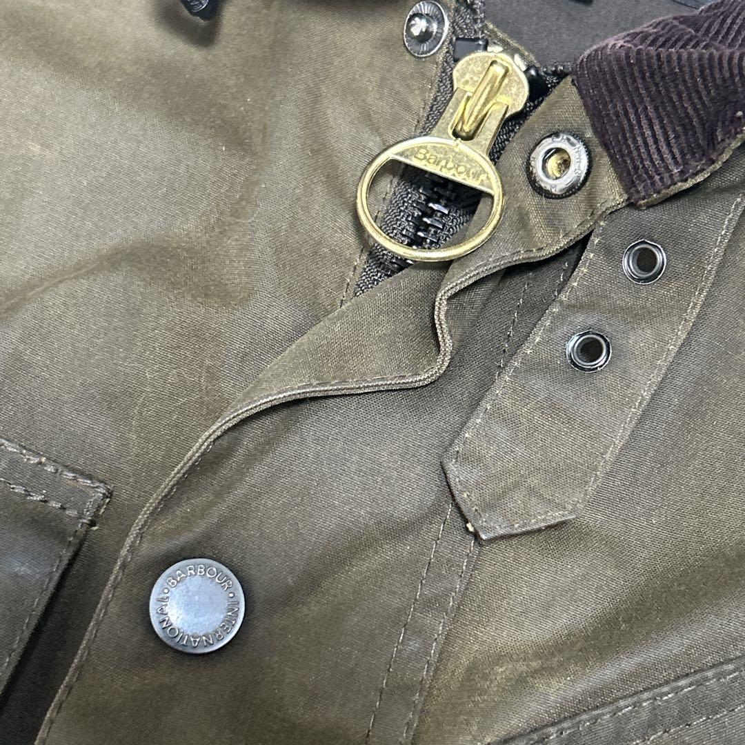 Barbour オイルドジャケット モーターサイクルジャケット　ウール　バブア
