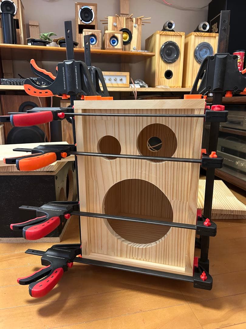 自作スピーカー Y 2WAYバスレフ型